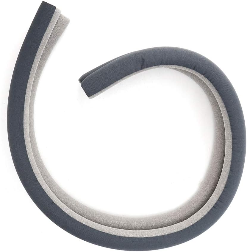 TEUOPIOE Under Door Draft Stopper Gray