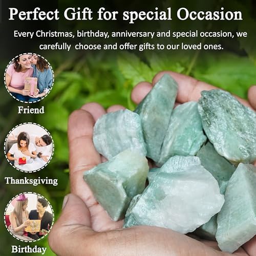 14 lb Green Jade Rough Stones Bulk Natural Decor