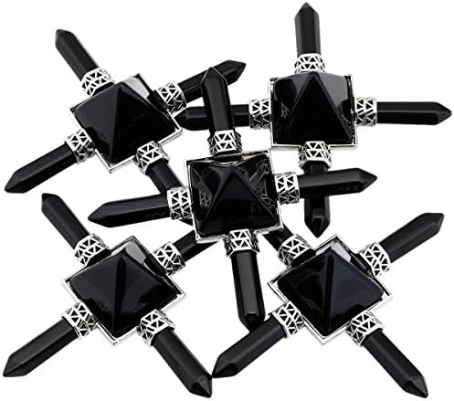Rockcloud Pyramid Energy Generator Black Obsidian