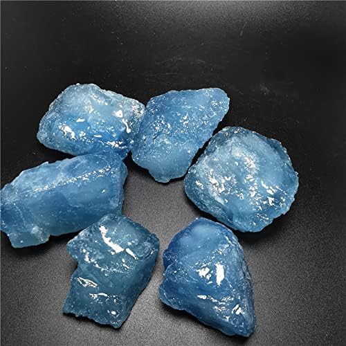 PEKMAR Natural Aquamarine Crystal Fountain Stones Blue 45-55g