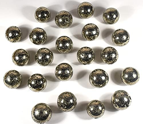 HQRP Golden Pyrite Sphere 46mm with Stand