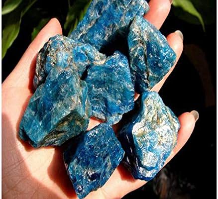 Blue Apatite Healing Crystal Rough Stone 1 Piece 30-40 Grams