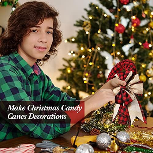 Patelai 6 Piece Candy Cane Wire Wreath Frame 16 Inches