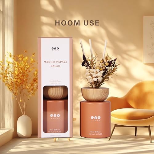 SOXCOMFY Reed Diffuser Set with Dried Flowers