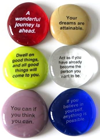 Lifeforce Glass Inspirational Stones
