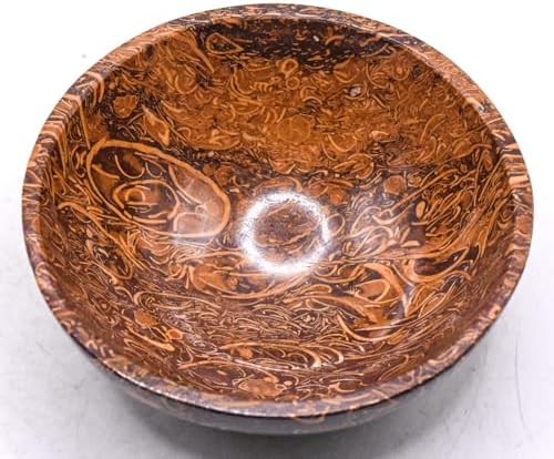 31 Inch Mariam Fossil Jaser Bowl Natural Gemstone Decor