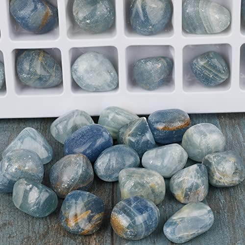 Blue Caribbean Calcite Stone Collection Box