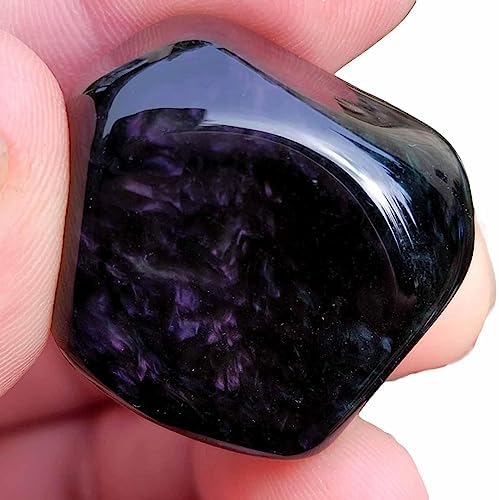 Velvet Obsidian Tumbled Stones - One Pound Pack