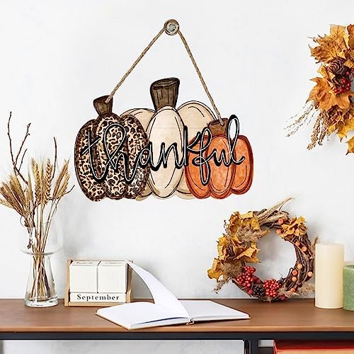 Deroro Fall Pumpkin Door Wreath Thanksgiving Decor