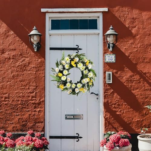 Spring Wreath for Front Door 20 Inch Decor
