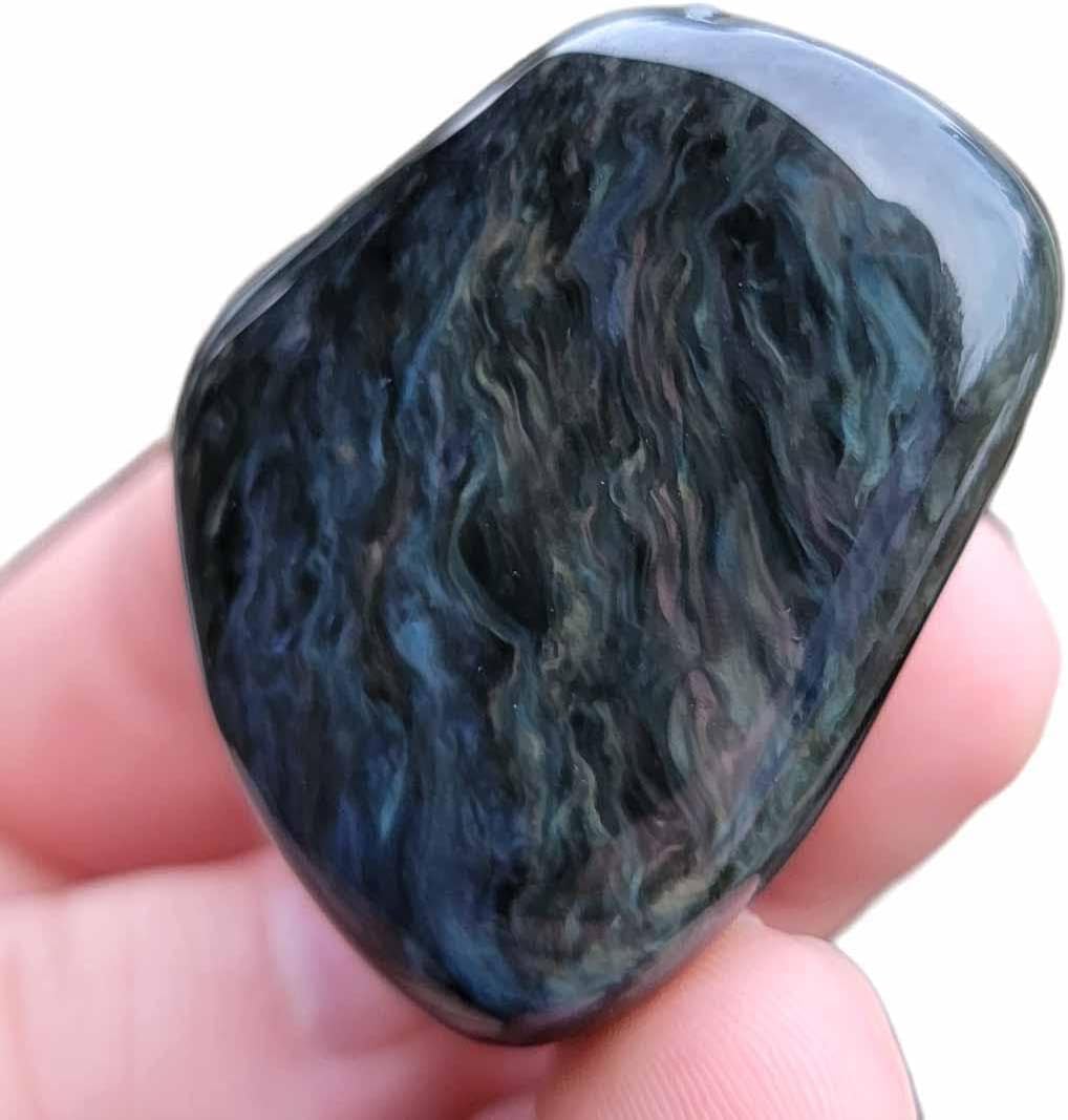 Velvet Obsidian Tumbled Stones - One Pound Pack