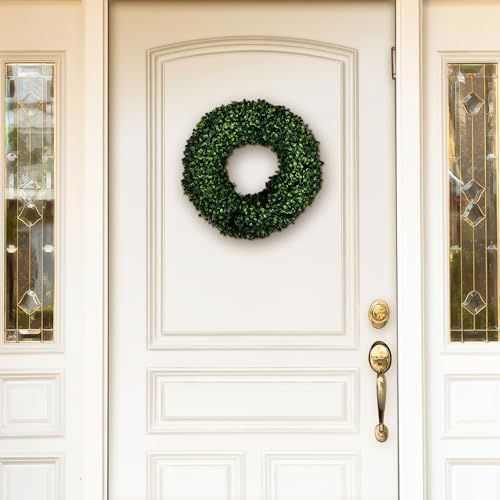 165-Inch UV Resistant Boxwood Wreath for Front Door
