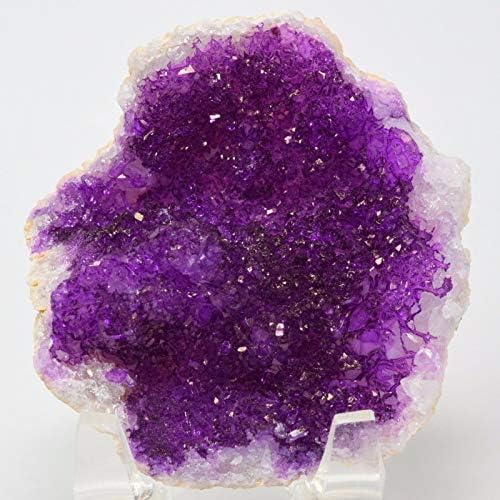 HQRP Dyed Lilac Quartz Geode Crystal Cluster - 25 Inches