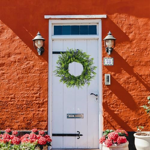 18 Inch Spring Wreath for Front Door Decorations