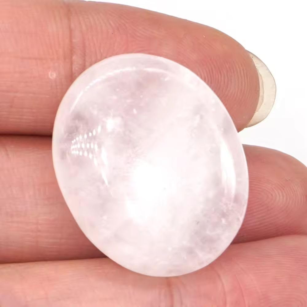 Oval Natural Stone Worry Stone for Meditation and Relaxation