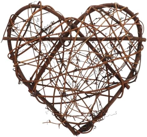 EXCEART 2 Pcs Rattan Wreath Decor for Crafts