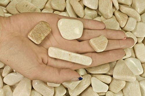 Fantasia Tumbled Feldspar A Grade Stones 5 lbs Brazil