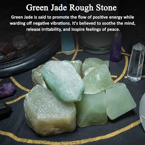 14 lb Green Jade Rough Stones Bulk Natural Decor