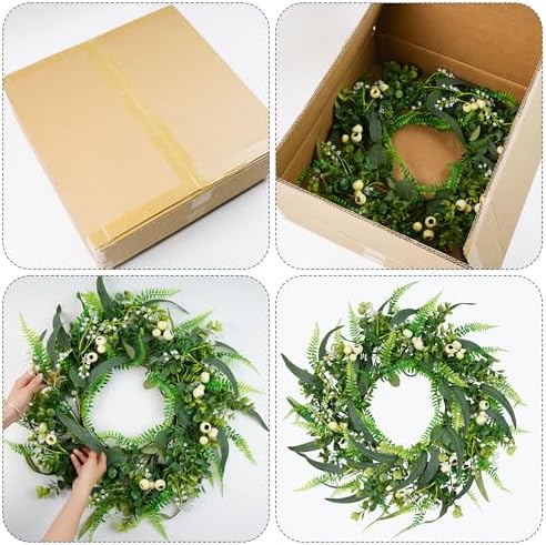 24 Inch Spring Wreath for Front Door and Wall