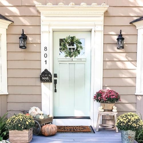 20 Inch Eucalyptus Wreath for Front Door All Seasons