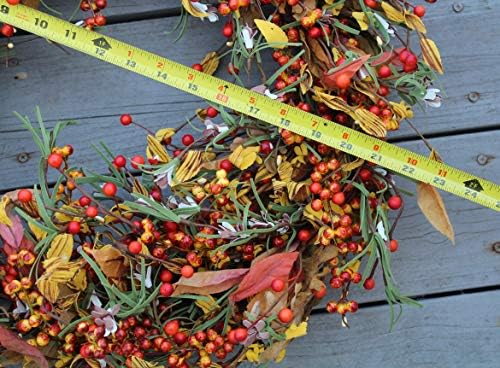 The Wreath depot Appalachia Berry Silk Fall Door Wreath 24 Inch