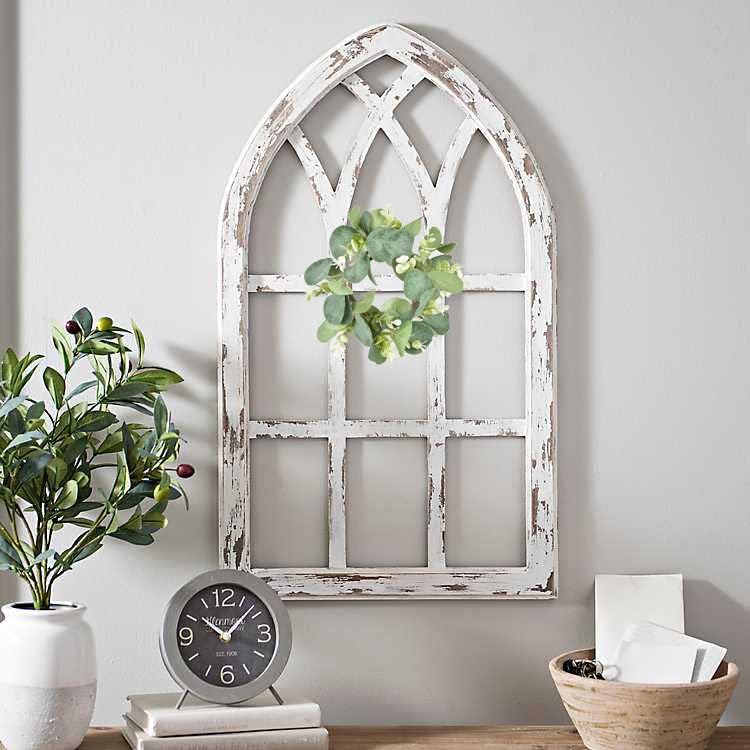 LSKYTOP 6Pcs Eucalyptus Wreath for Kitchen Wall Window Decor