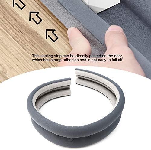 TEUOPIOE Under Door Draft Stopper Gray