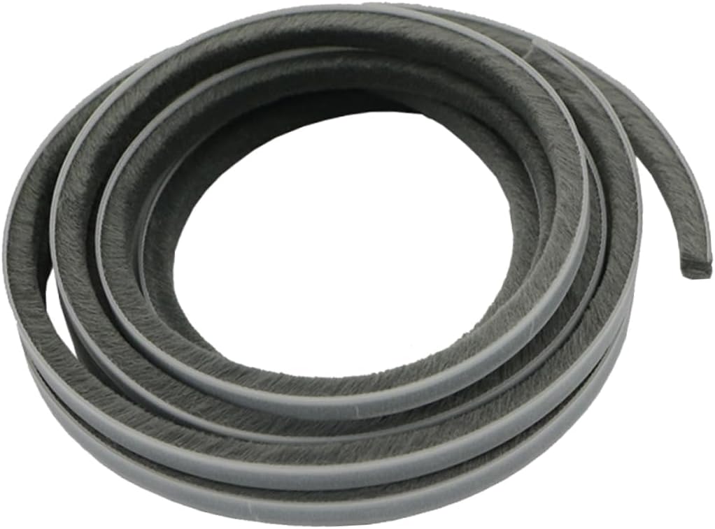 STOBOK 10m Door Insulation Strip Grey Weatherproof Soundproof Draft Stopper
