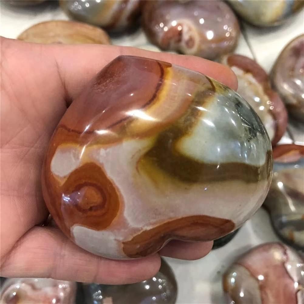 PEKMAR Natural Sea Stone Heart Crystal Specimen 1pc 5cm