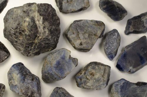 Fantasia Blue Sapphire Rough Stones 18 Lb