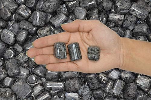Fantasia Hand Polished Larvikite Stones 1 lb