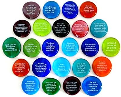 Lifeforce Glass Scripture Stones Set II