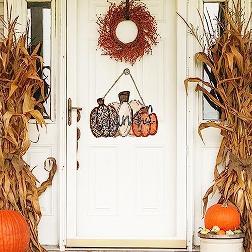 Deroro Fall Pumpkin Door Wreath Thanksgiving Decor