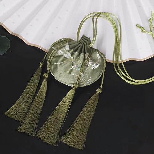 10cm Antique Style Embroidered Fragrant Sachet Pendant