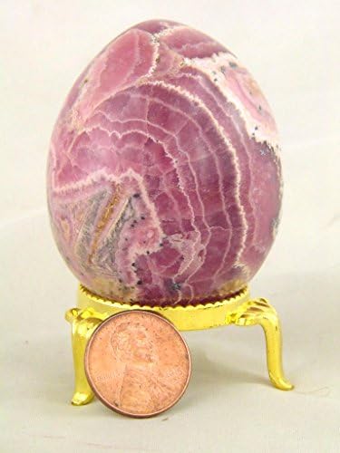 Rhodochrosite Healing Egg with Stand Reiki Activated 1