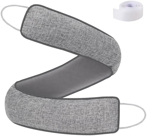 UUYUUY Door Draft Stopper 48 Inch Grey