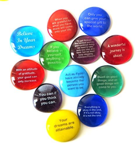 Destiny Stones 12 Glass Stones for Future Inspiration