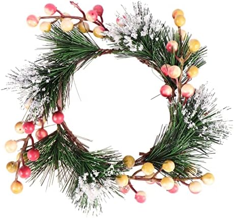 Cabilock Resin Berry Garland Wreath Pink White Decor
