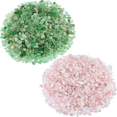 SUNYIK Healing Crystal Stone Chips Pack of 2