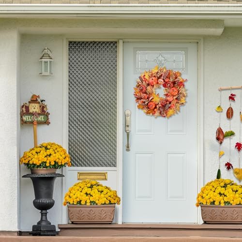 Sggvecsy 18 In Artificial Fall Wreath