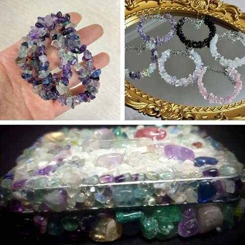 Rainbow Fluorite Tumbled Chips Healing Stones 22lb