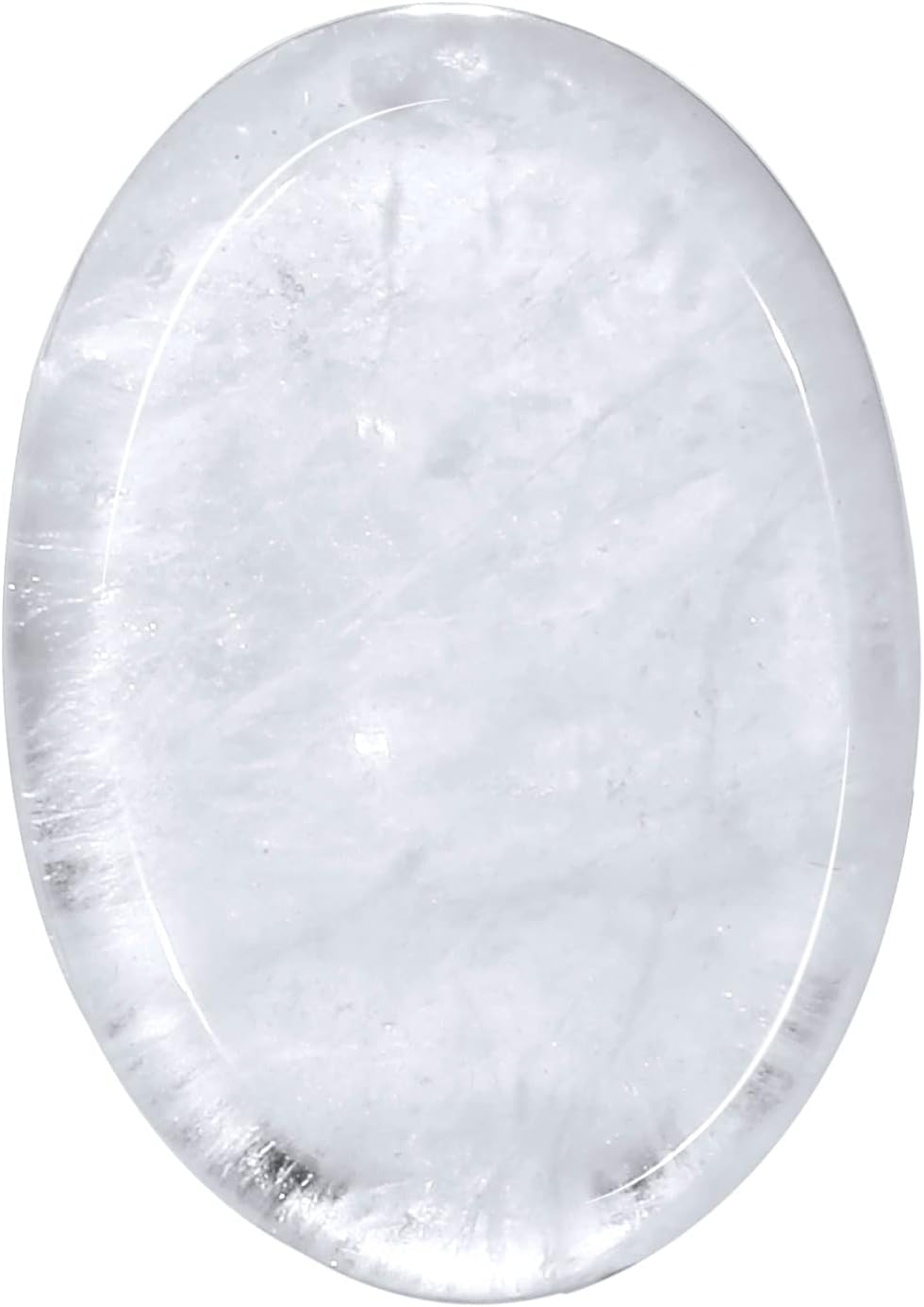 Oval Thumb Worry Stone Pack of 4 Rock Quartz Crystal Therapy