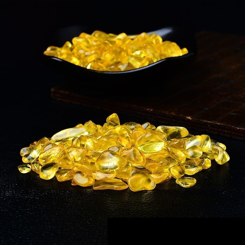 NASTYA Natural Yellow Crystal Gravel 9-12mm 1000g