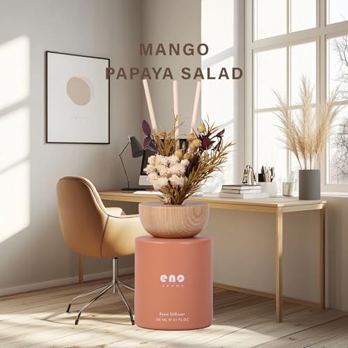 SOXCOMFY Reed Diffuser Set with Dried Flowers