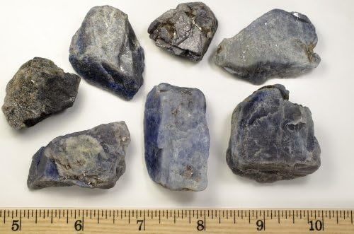 Fantasia Blue Sapphire Rough Stones 18 Lb