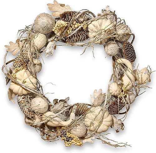 National Tree Company Artificial Autumn Wreath 20 in