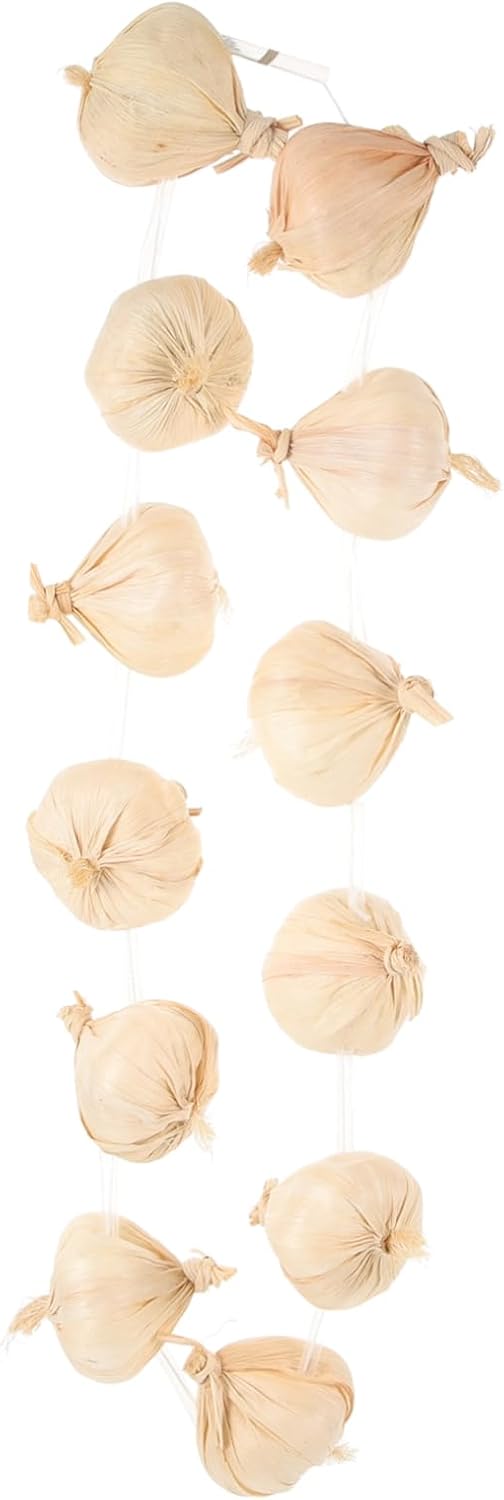 Magiclulu Artificial Garlic String Wreath