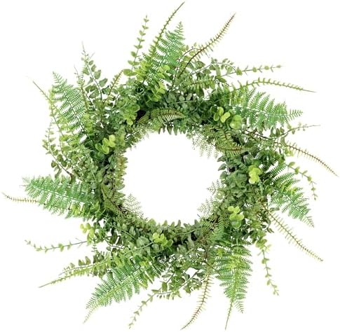 Handmade 26 Inch Fern Wreath for Front Door