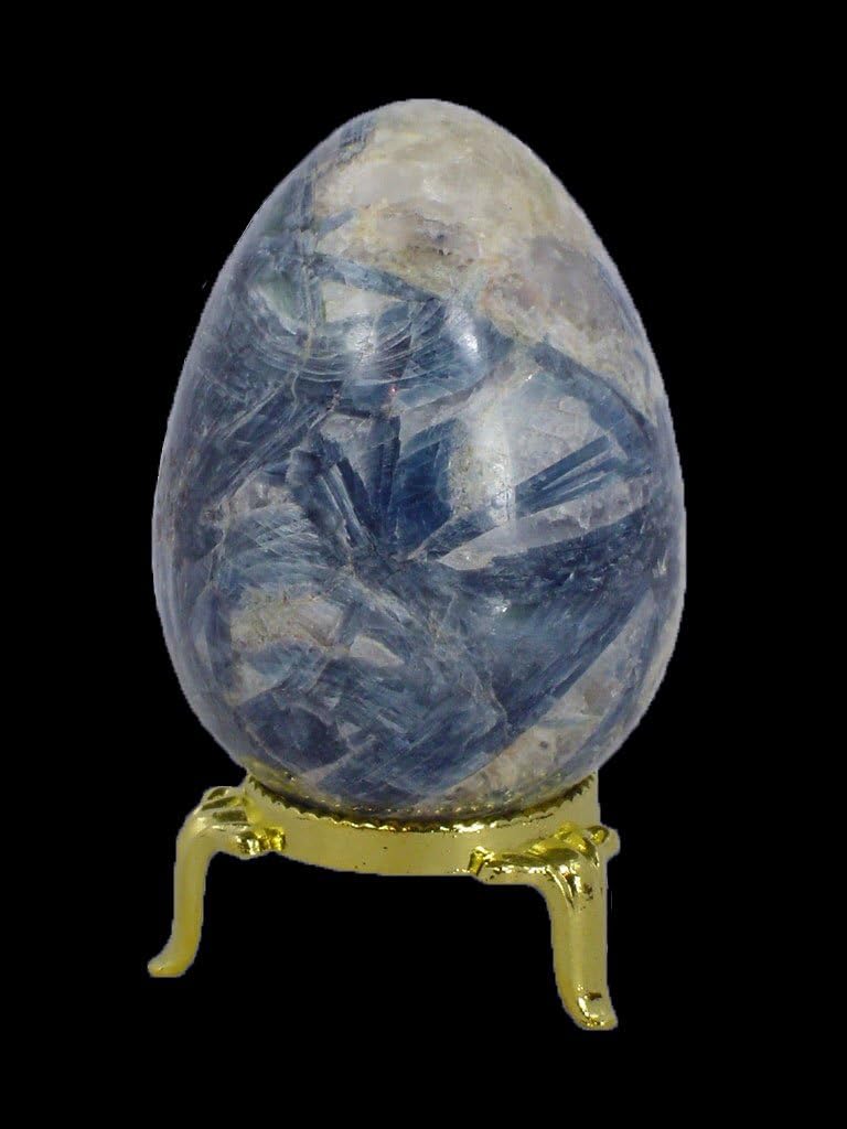 Butw Kyanite Healing Egg with Stand