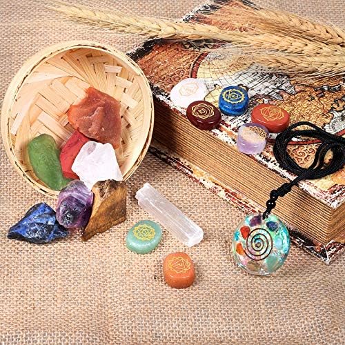 Mookaitedecor Chakra Healing Crystal Set Bundle